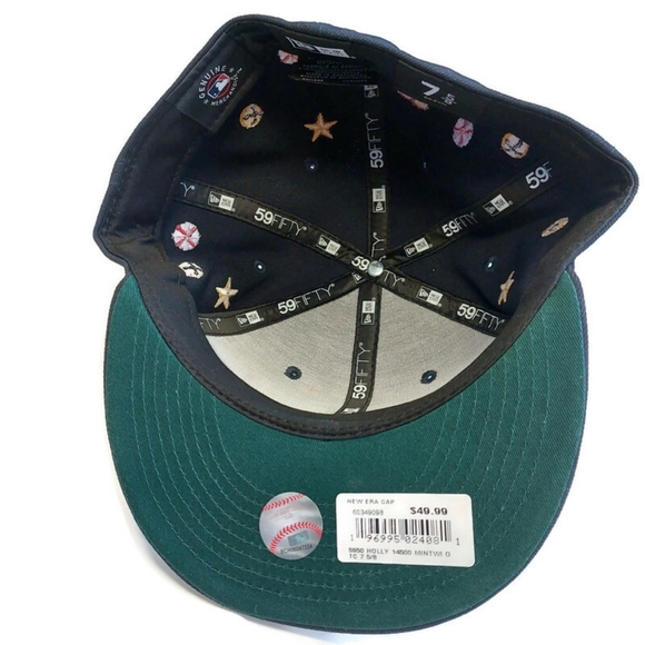 59Fifty New Era Size 7 5/8 Minnesota Twins Fitted Holly Pack Hat Cap - Picture 6 of 7